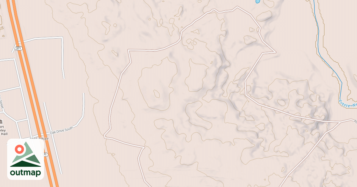 Map of Fort Ripley Trails