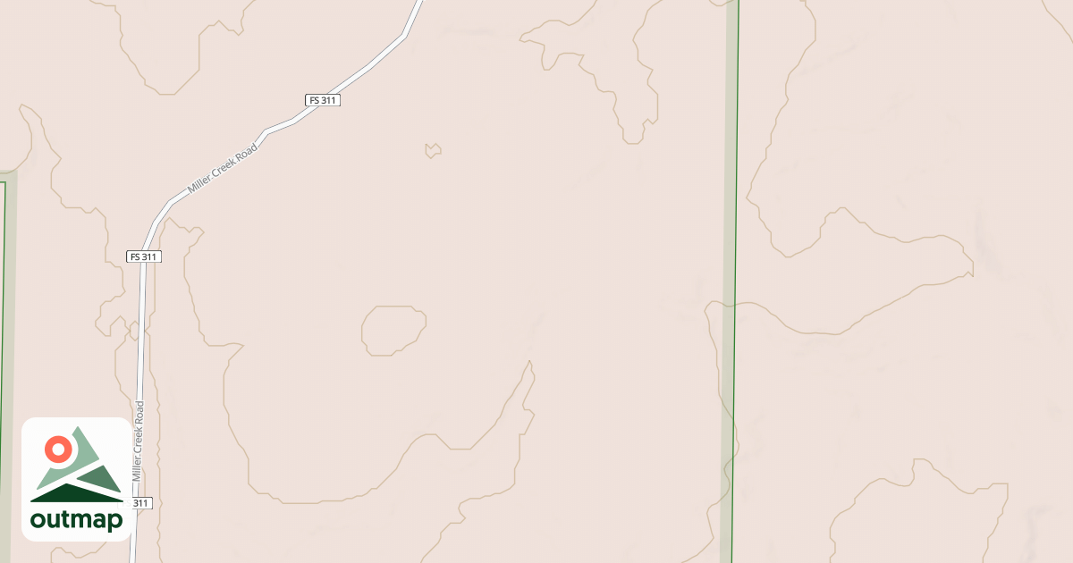 Map of MIDDLE CREEK