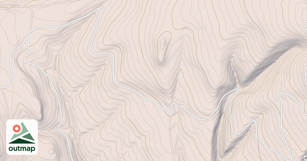 Map of PRYOR MOUNTAIN ROAD