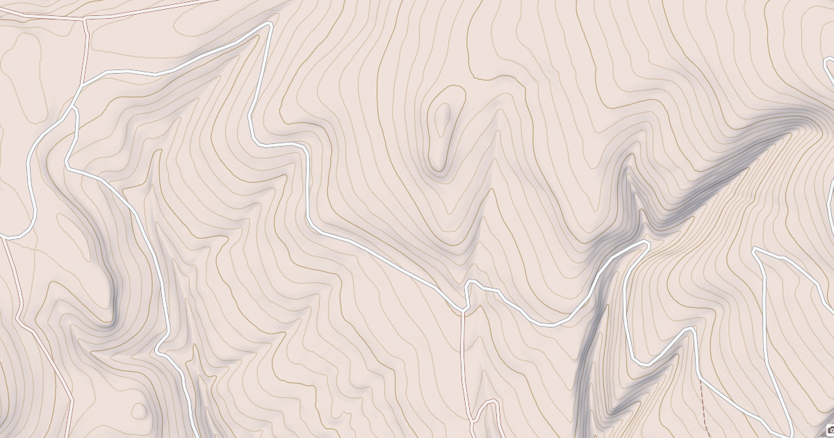 Map preview of PRYOR MOUNTAIN ROAD