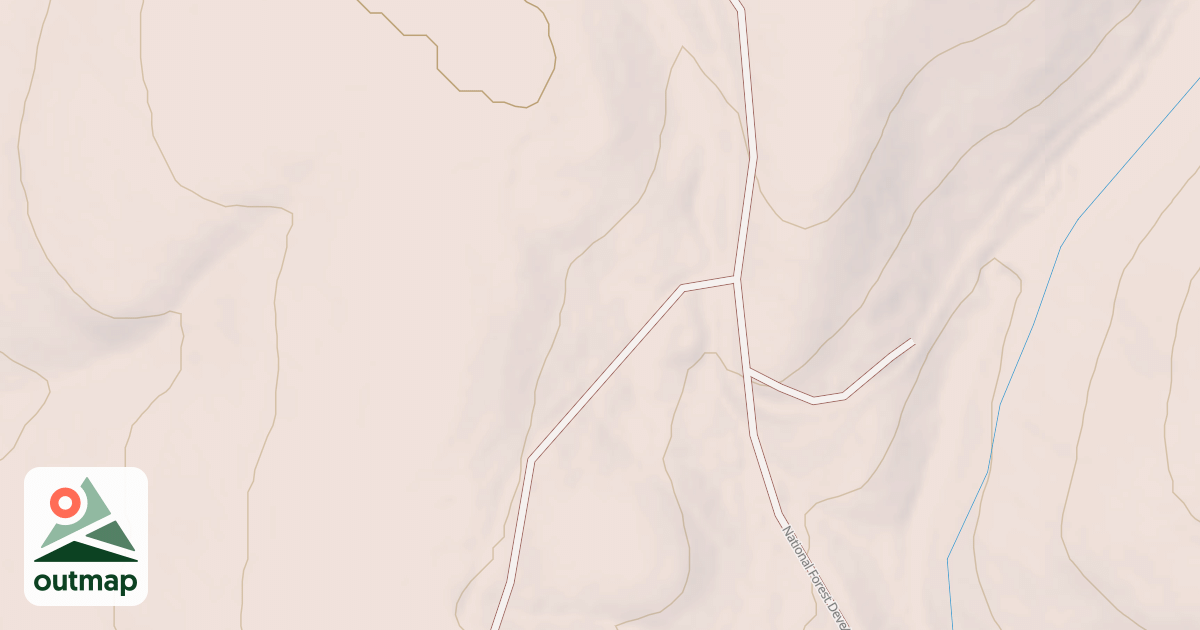 Map of USFS Motor Vehicle Use Map Roads {EF8176E4-2B39-4DEC-8F48-569FE2F126F1}