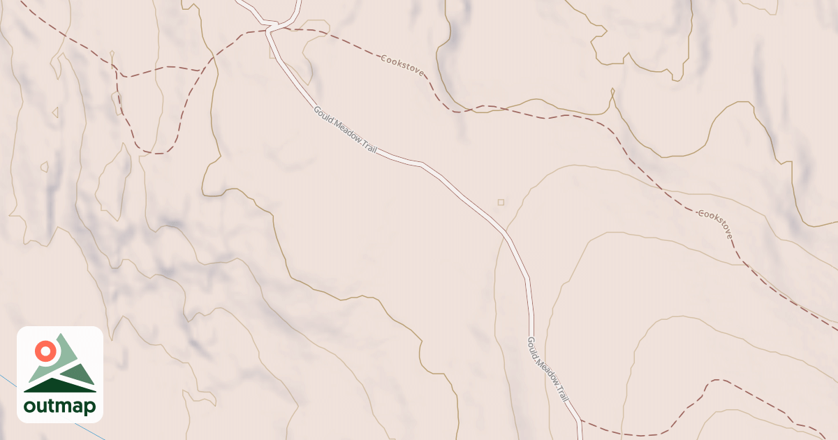 Map of Gould Meadow Trail