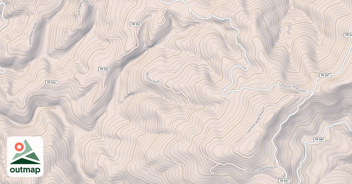 Map of ELK HORN