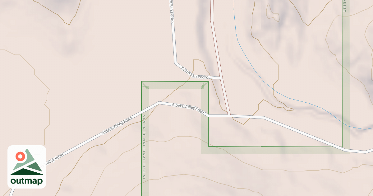 Map of USFS Motor Vehicle Use Map Roads {BF949348-C568-4EED-9464-01567F42B2E9}