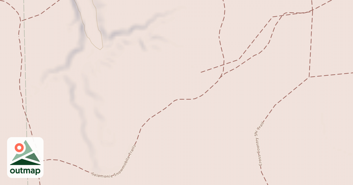 Map of Salamonie Bridle Trail