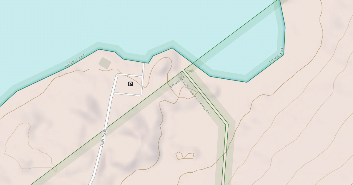 Map preview of Long Lake Bypass
