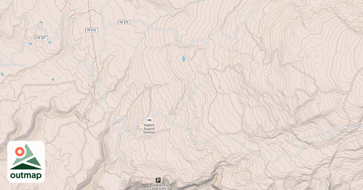 Map of Aspen Loop