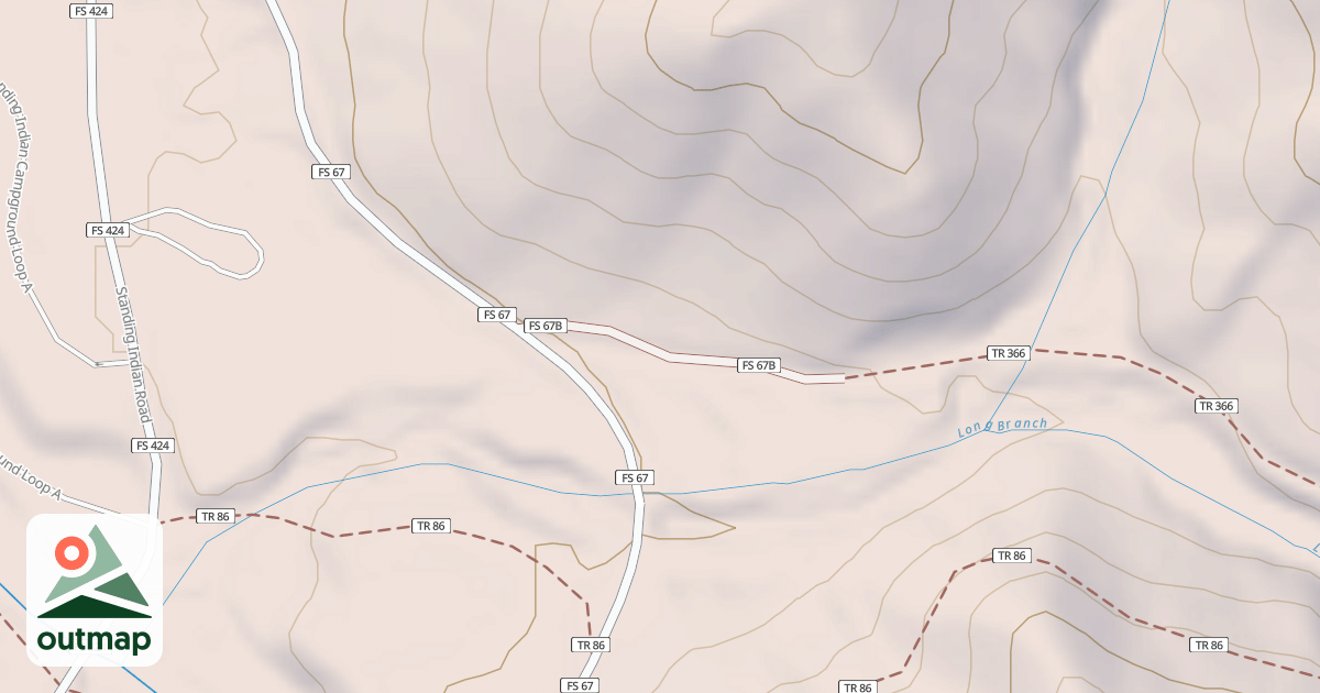 Map of LONG BRANCH