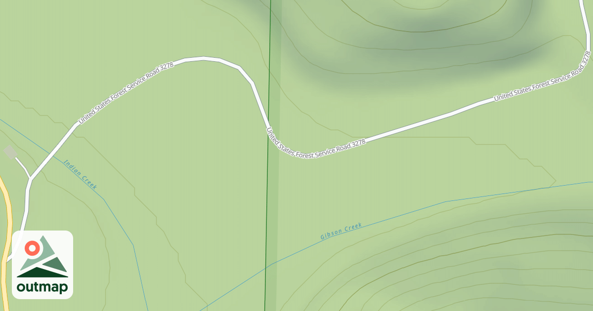 Map of GIBSON CR. RD.