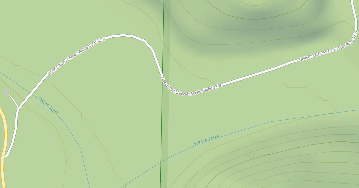 Map preview of GIBSON CR. RD.