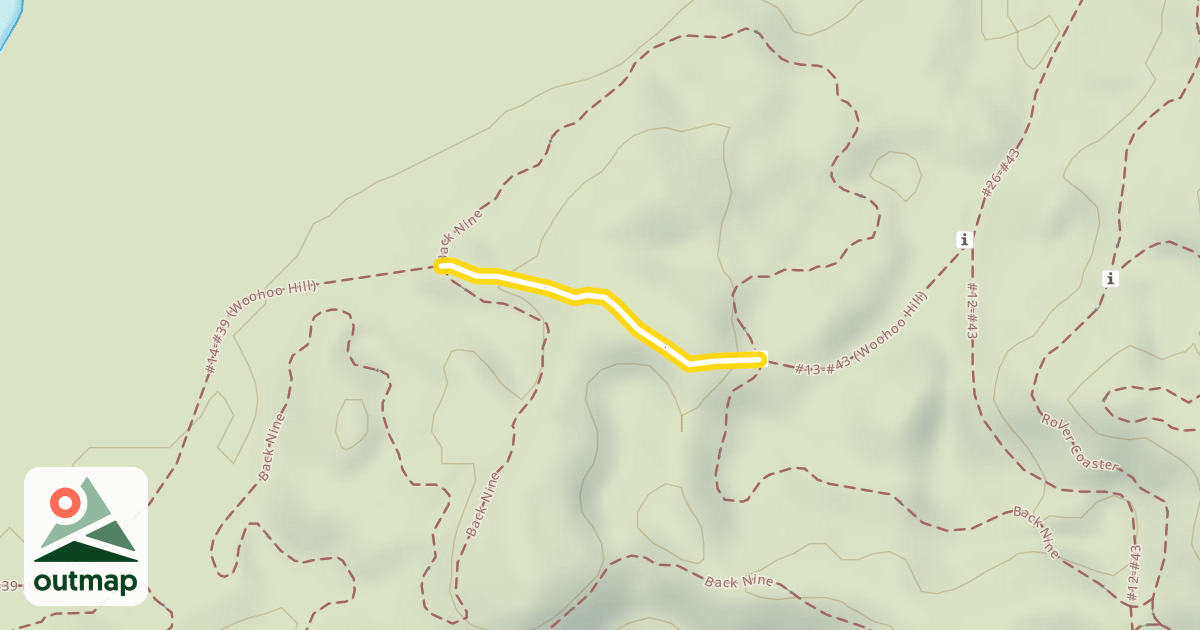 Map of #13-#14 (Woohoo Hill)