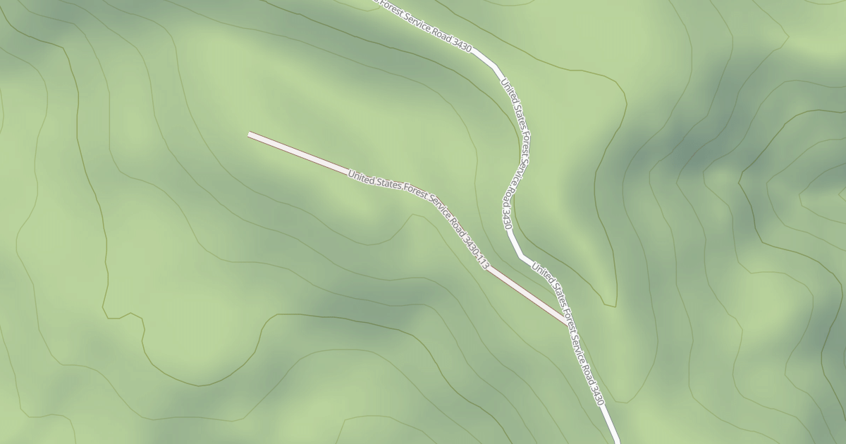 Map preview of USFS Motor Vehicle Use Map Roads {87CA1732-A4F8-421D-901C-BE6A53F45F33}