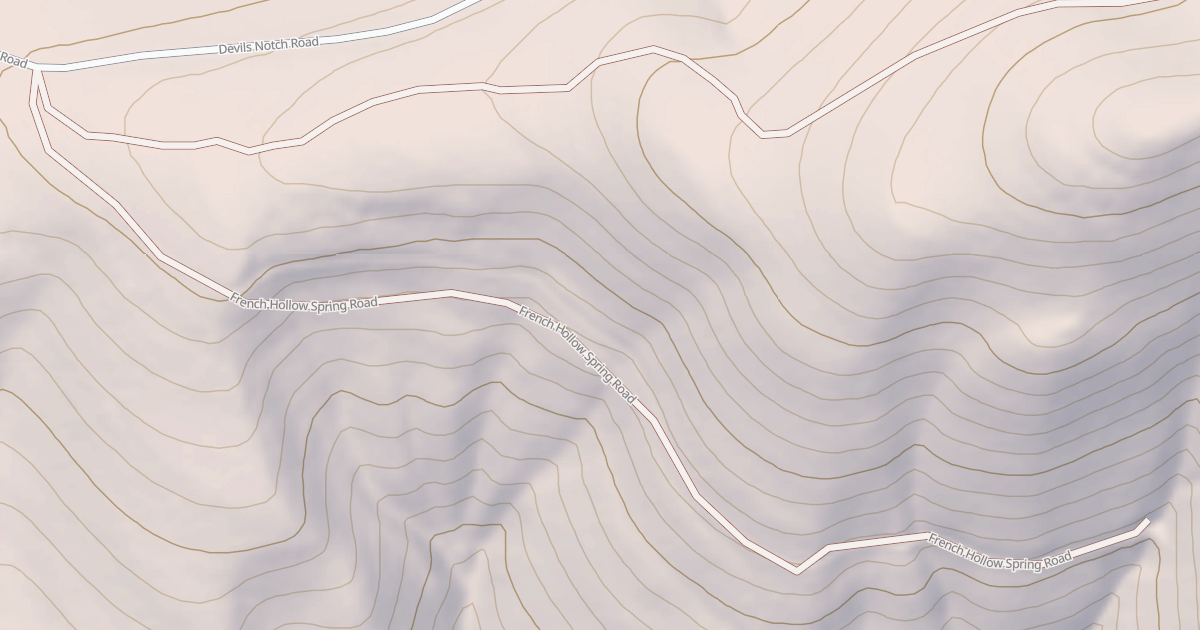 Map preview of FRENCH HOLLOW SPRING