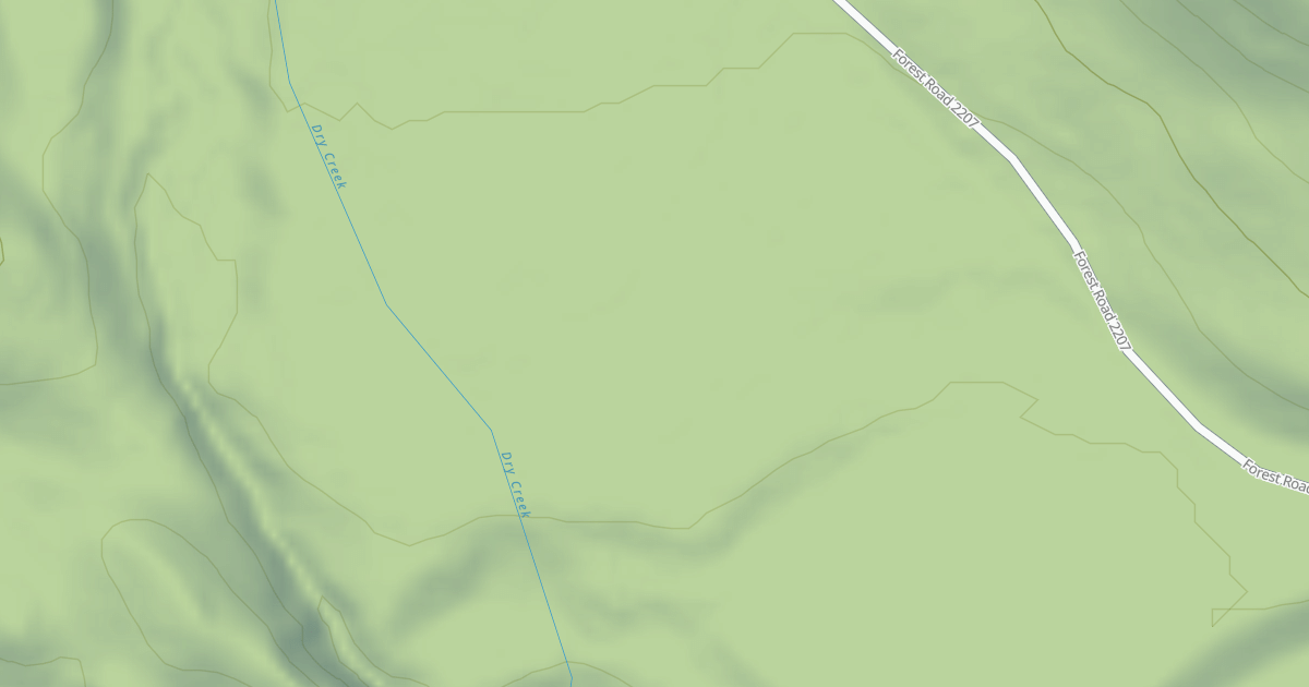 Map preview of USFS National Forest System Roads {7FFA093E-AC5D-4E31-B26C-FE0343945BC2}