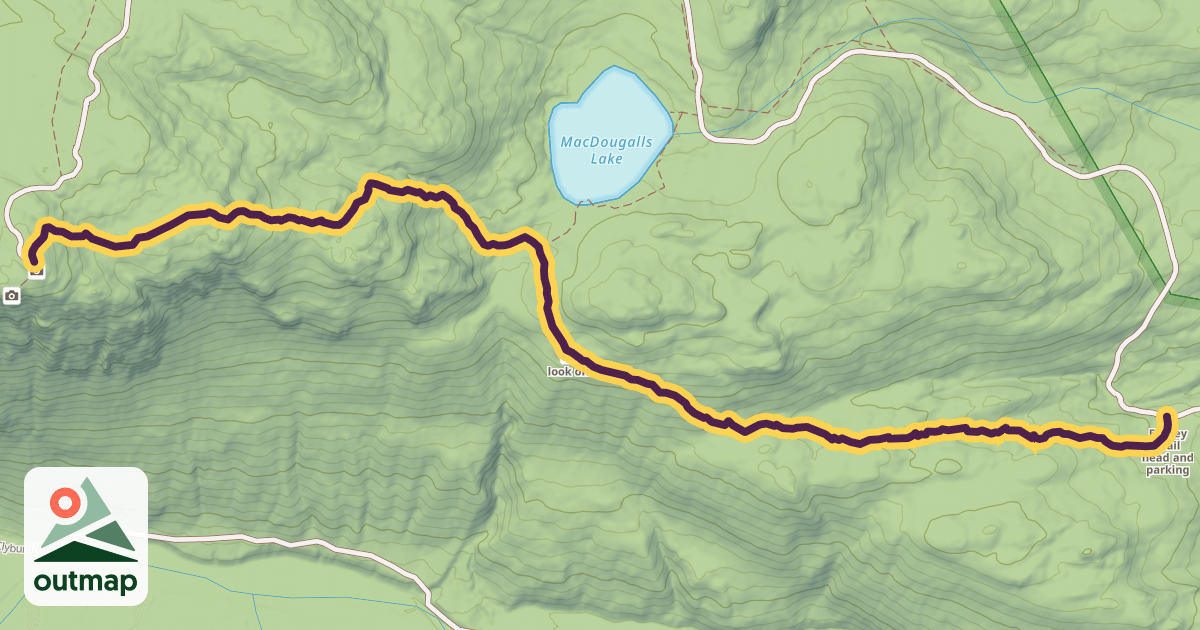 Map of Franey Trail