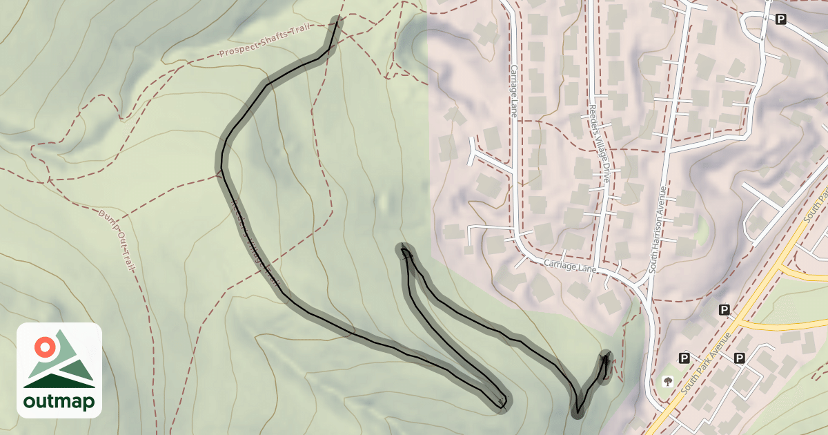 Map of Reeder's Village Trail