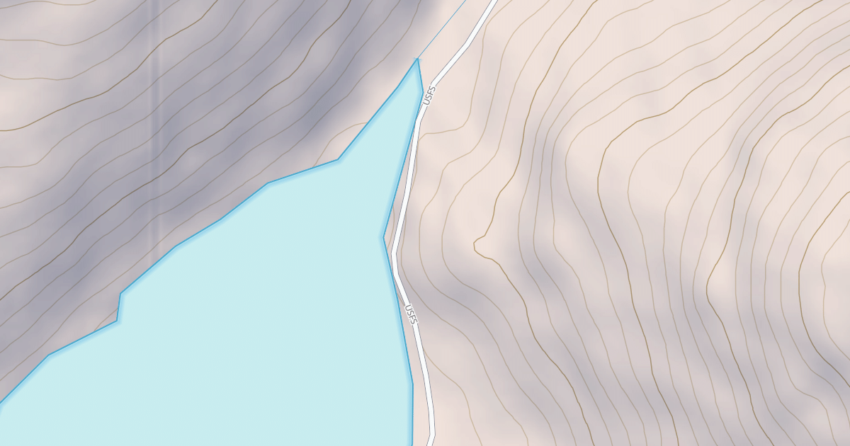 Map preview of Twin Lakes Road