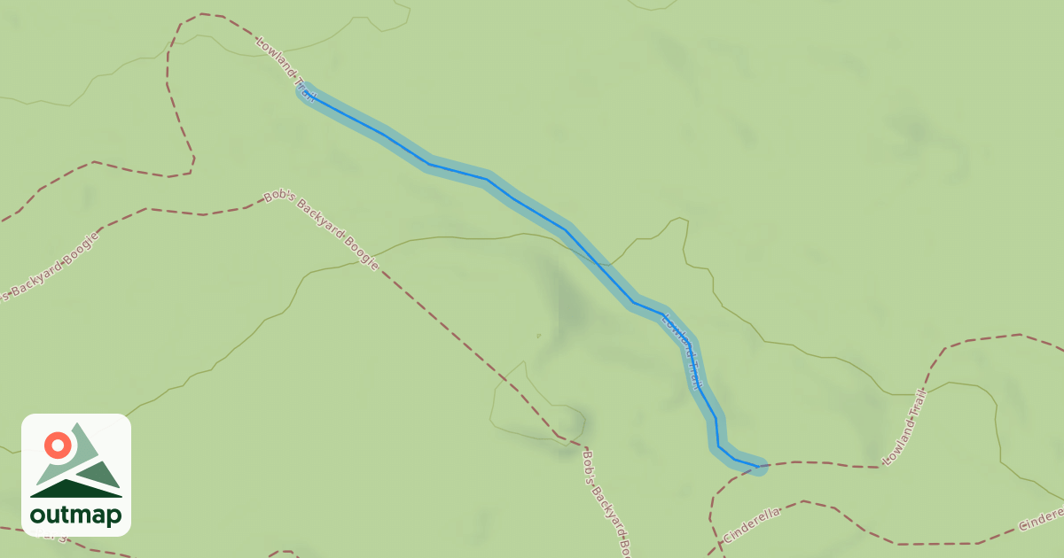 Map of Lowland Trail