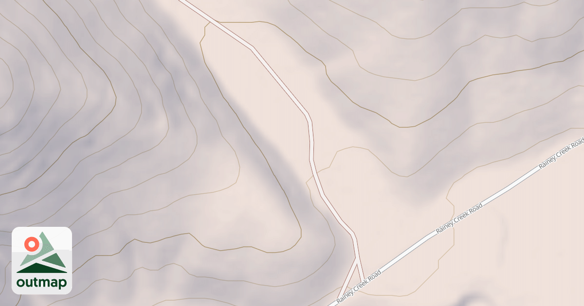 Map of Road Canyon