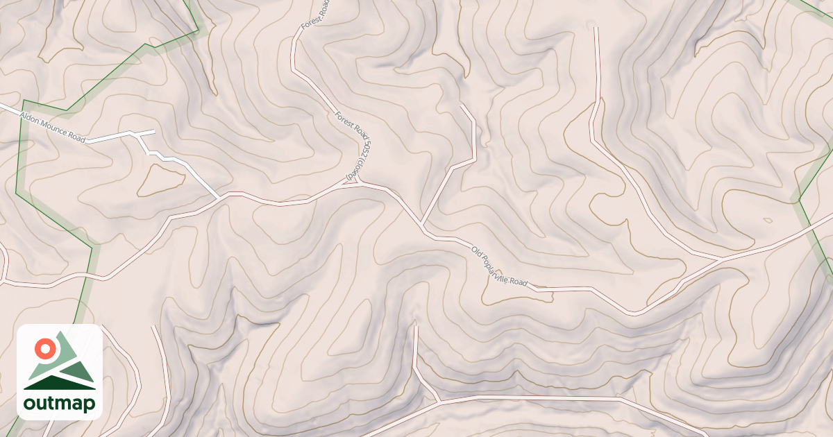 Map of SNAKE POND RIDGE
