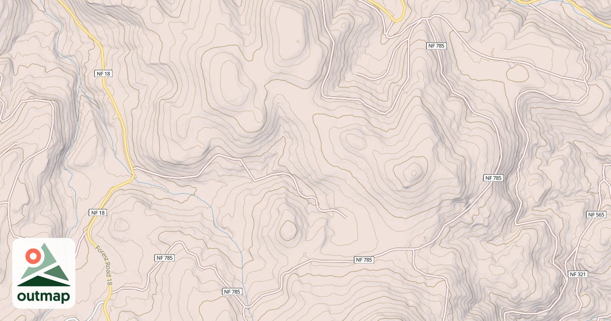 Map of BEAR CREEK RD MAJOR LOCAL MRS