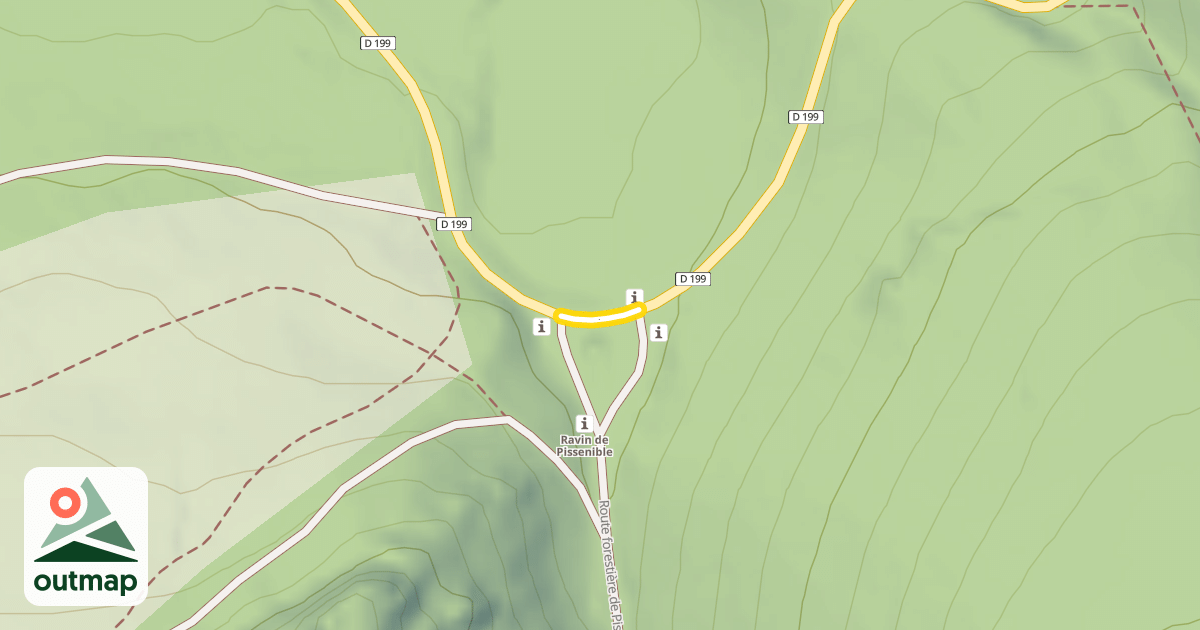 Map of Route du Col de la Bataille
