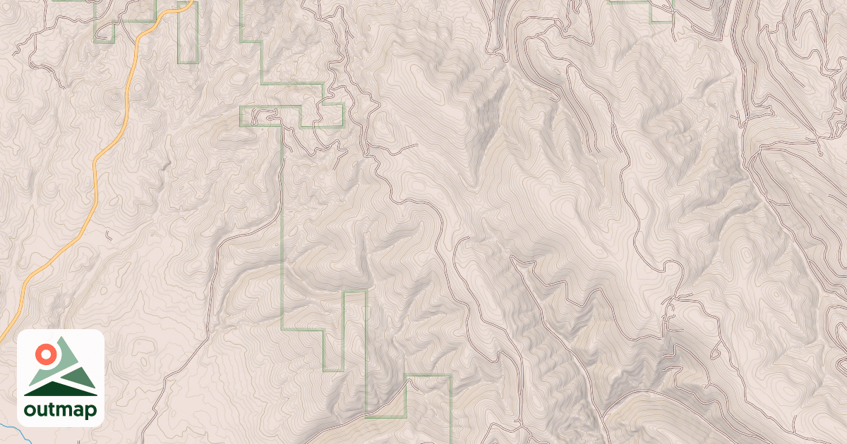 Map of DANS CREEK RD MAJOR LOCAL MRS