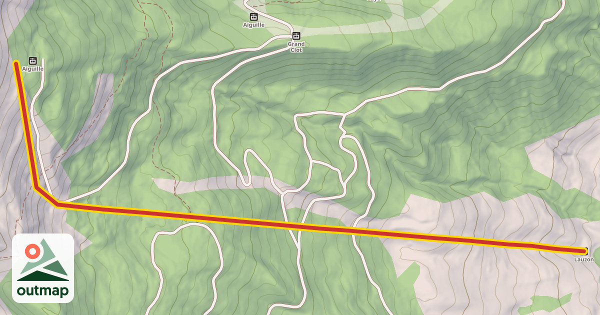 Map of Lauzon