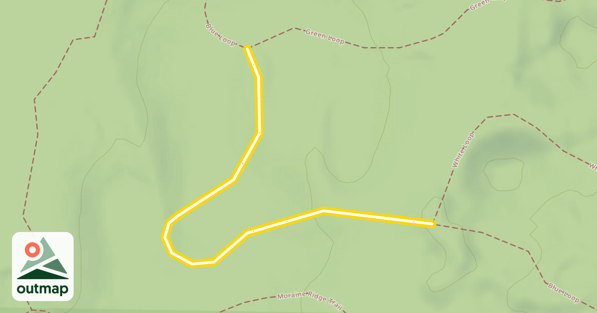 Map of Blue Loop