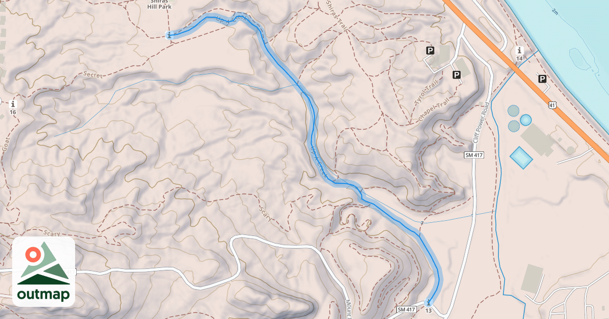 Map of Up A Creek