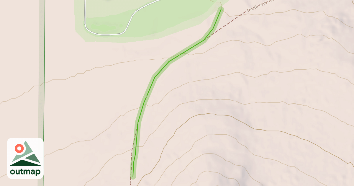 Map of Upper Cat Track