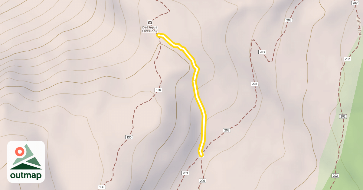 Map of 10K Trail North