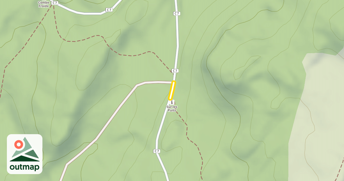 Map of Route de la Borne au Lion
