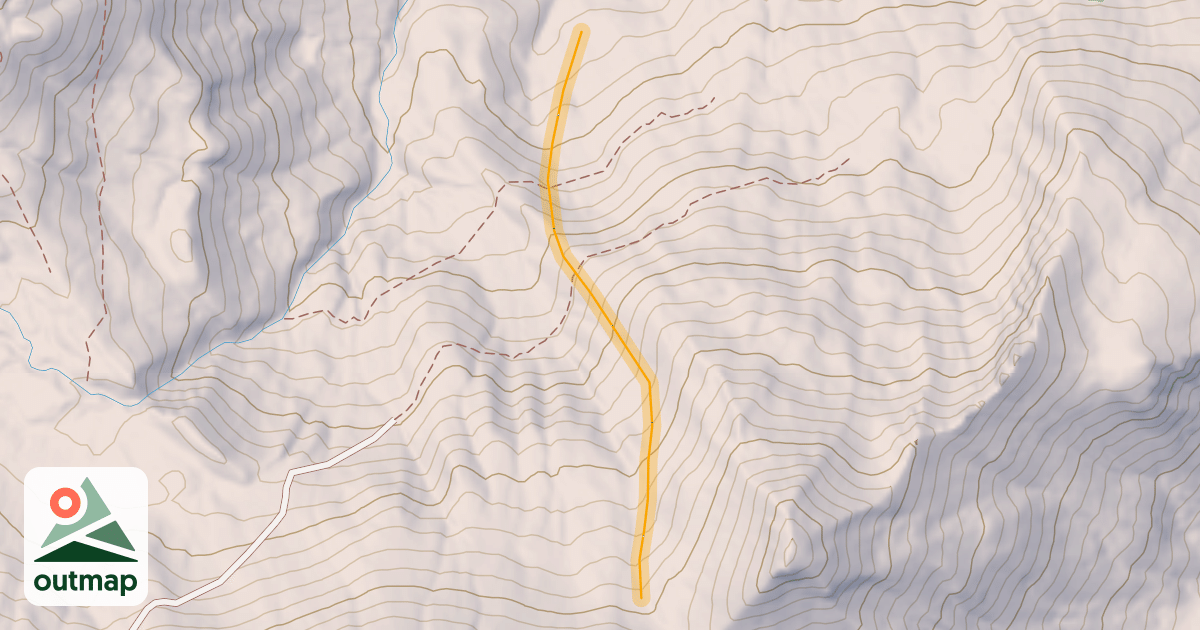 Map of Vallon de Seregnier Hors Piste