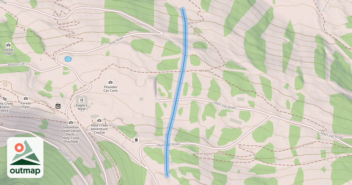 Map of Ledges - Upper