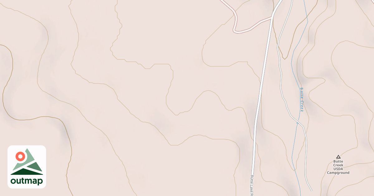 Map of BUTTE CK SPUR
