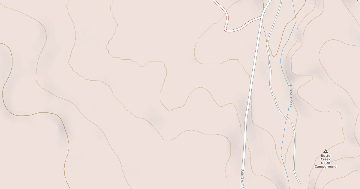 Map preview of BUTTE CK SPUR
