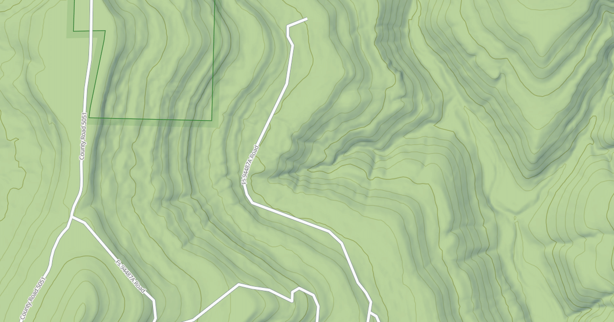 Map preview of USFS Motor Vehicle Use Map Roads {3A6067F9-003F-4E0D-9F49-82FCAFA9D3FB}