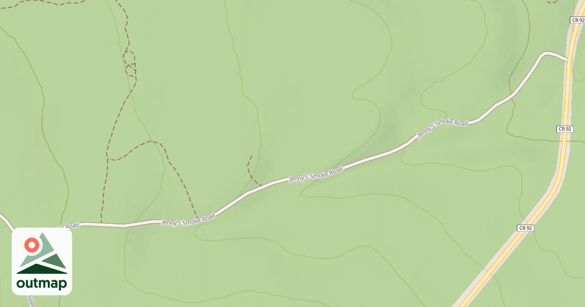 Map of JENNY'S SMOKE