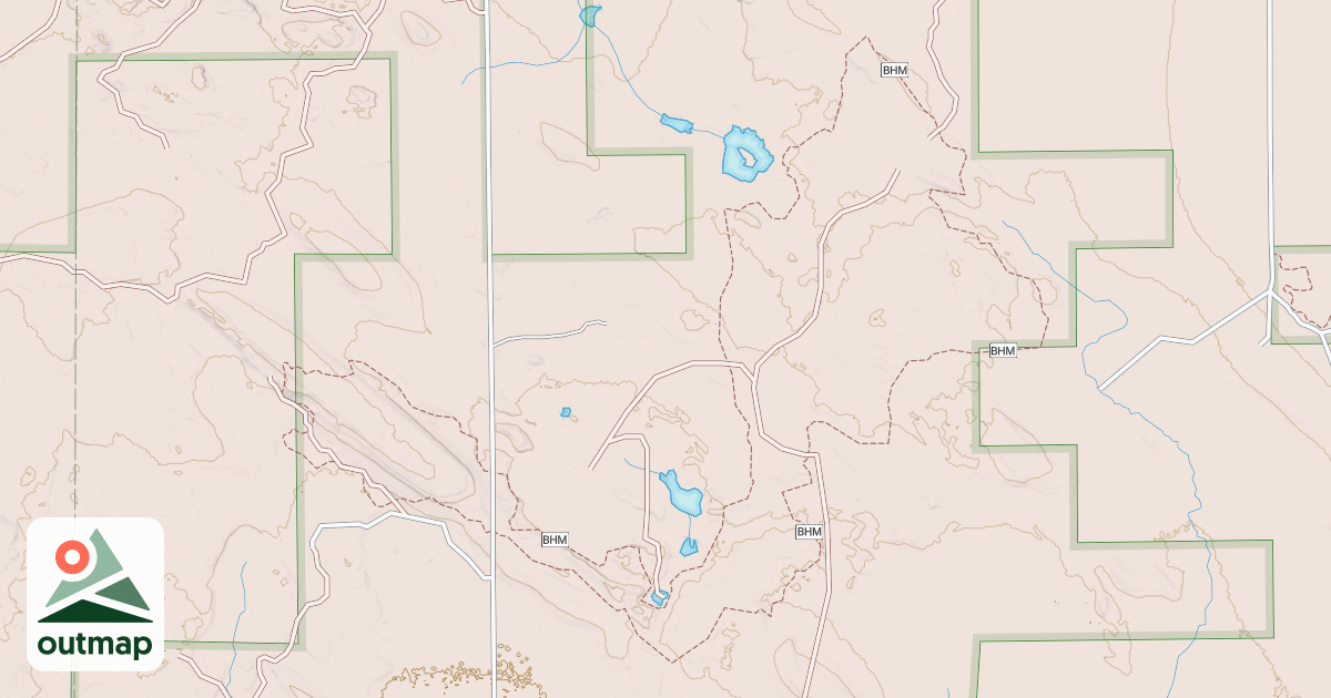 Map of Birch Hill Motorcycle Trail