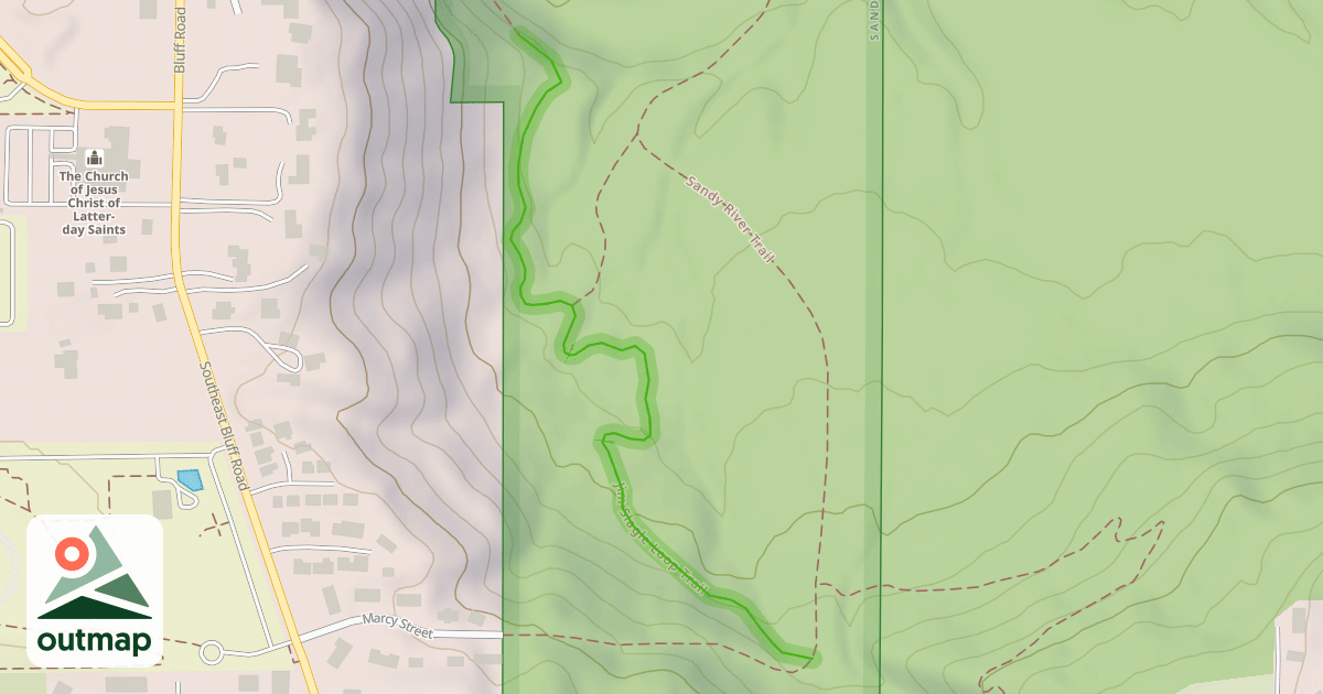 Map of Jim Slagle Loop Trail
