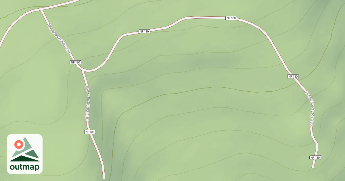 Map of USFS Motor Vehicle Use Map Trails 15447