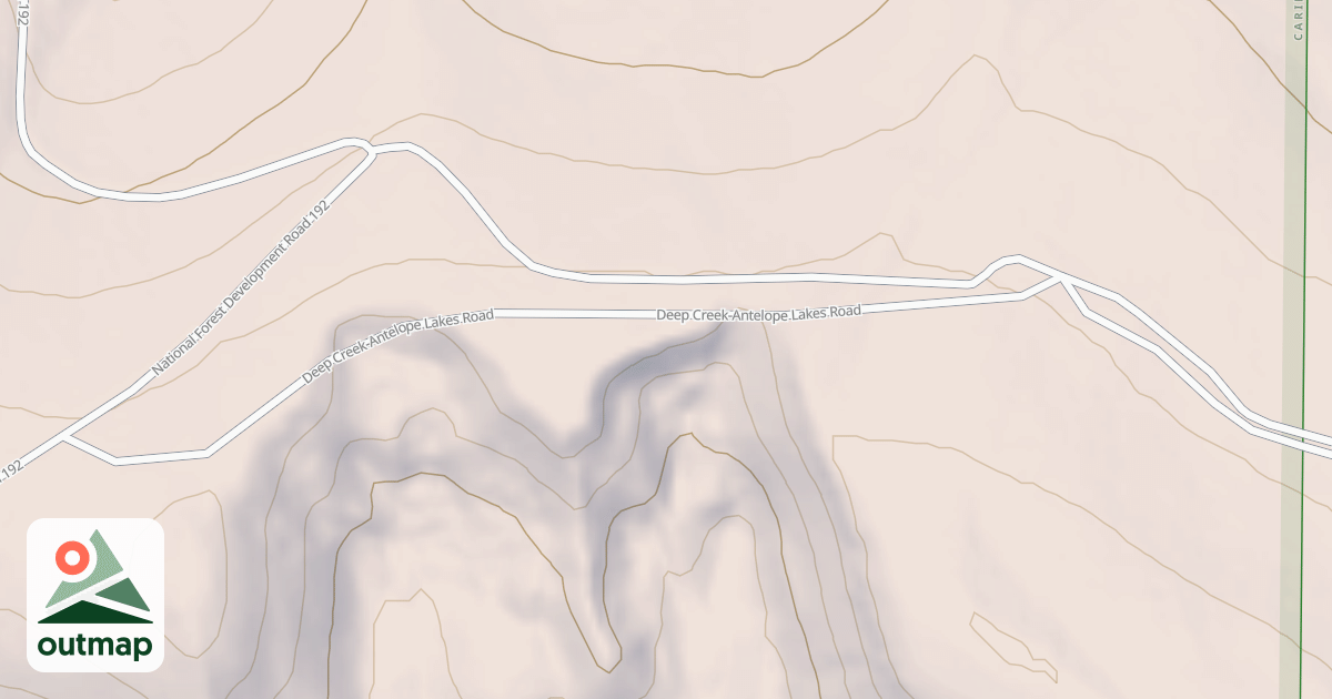 Map of UPPER ANTELOPE