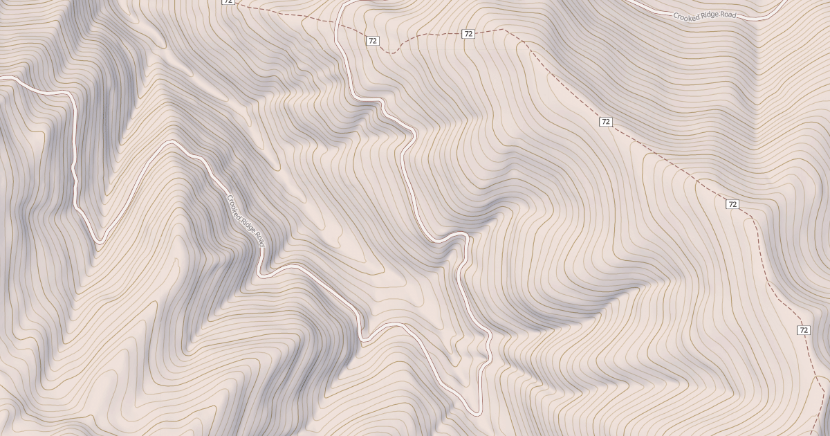 Map preview of Crooked Ridge Ohv