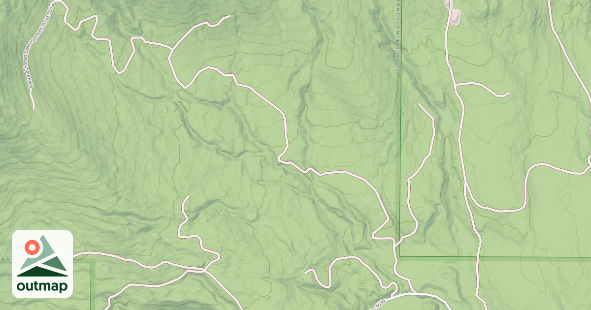 Map of SELDOM SEEN
