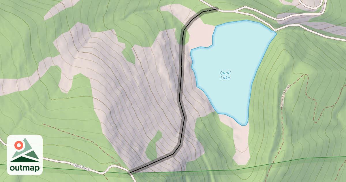Map of Main Cirque