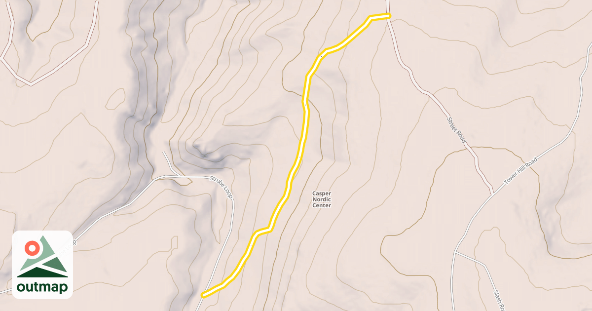 Map of Good Luck Hill