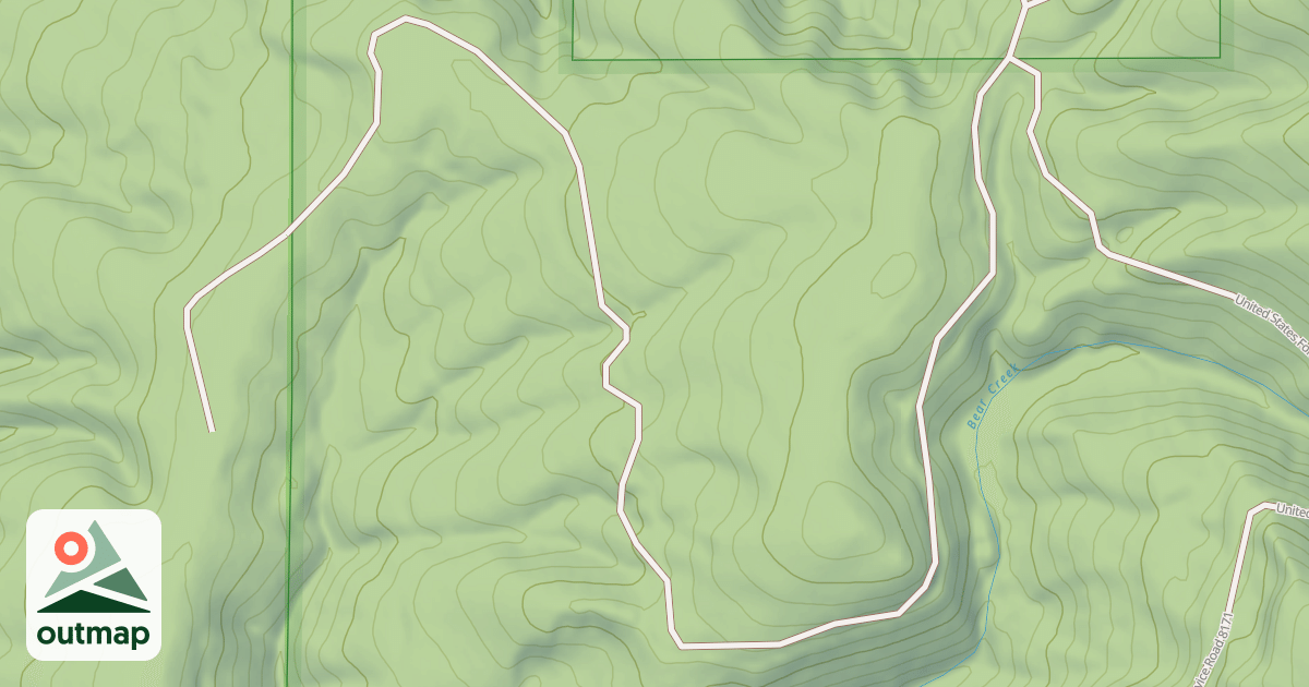 Map of USFS National Forest System Roads {9D89BF9F-9D40-4C15-A1D0-17022D5E3572}