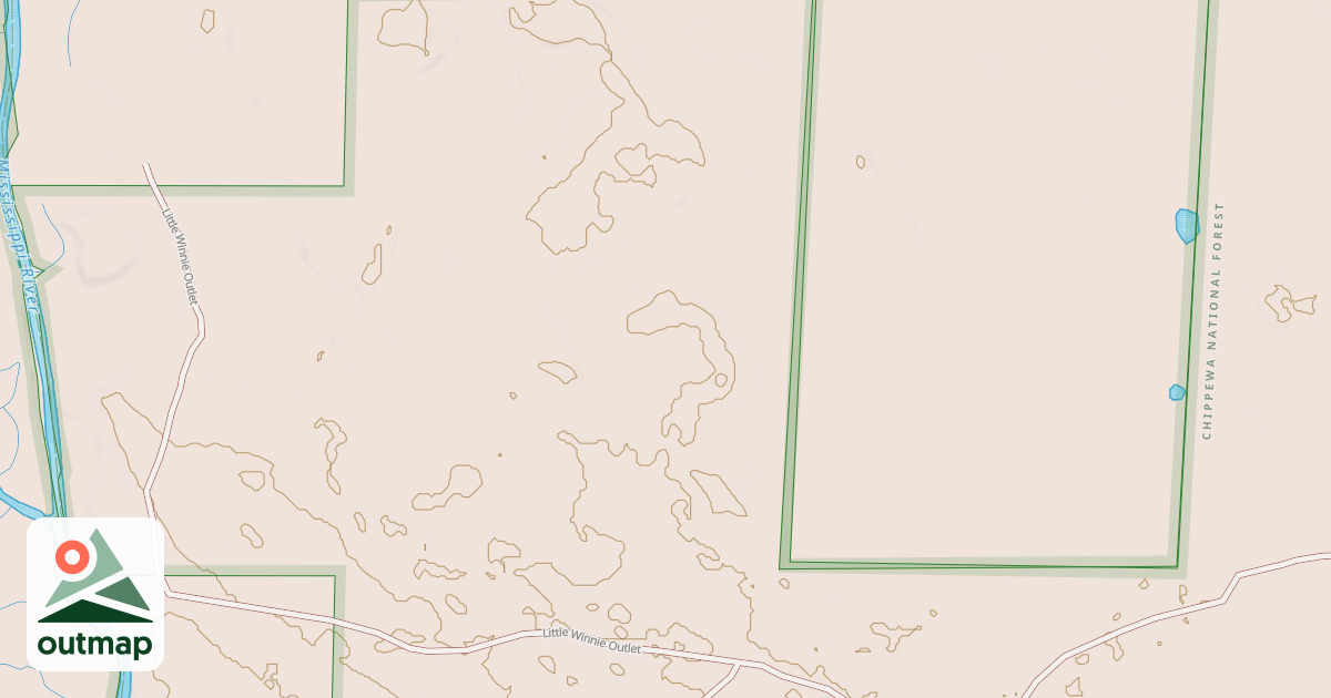 Map of EAST MISSISSIPPI SPUR N