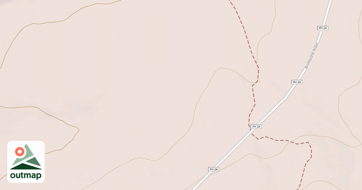 Map of BRIMSTONE SPUR